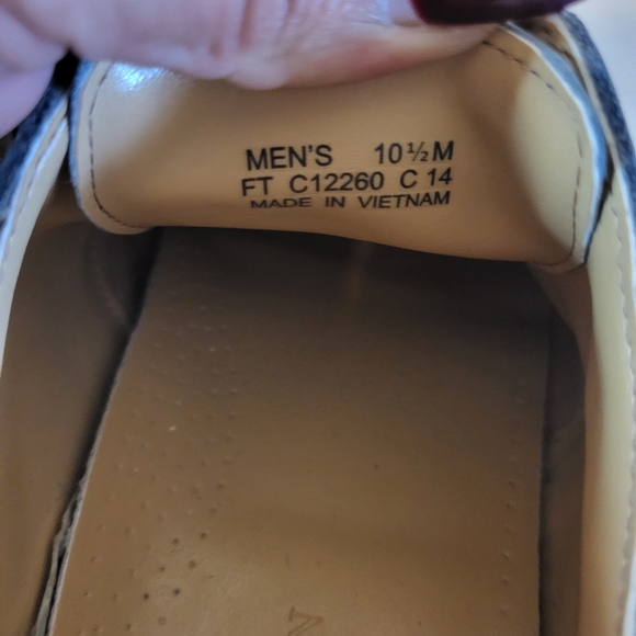Cole Haan Men's Shoes, Suede Color Tan and Blue, Oxford Size 10.5m, Classic - Picture 11 of 13
